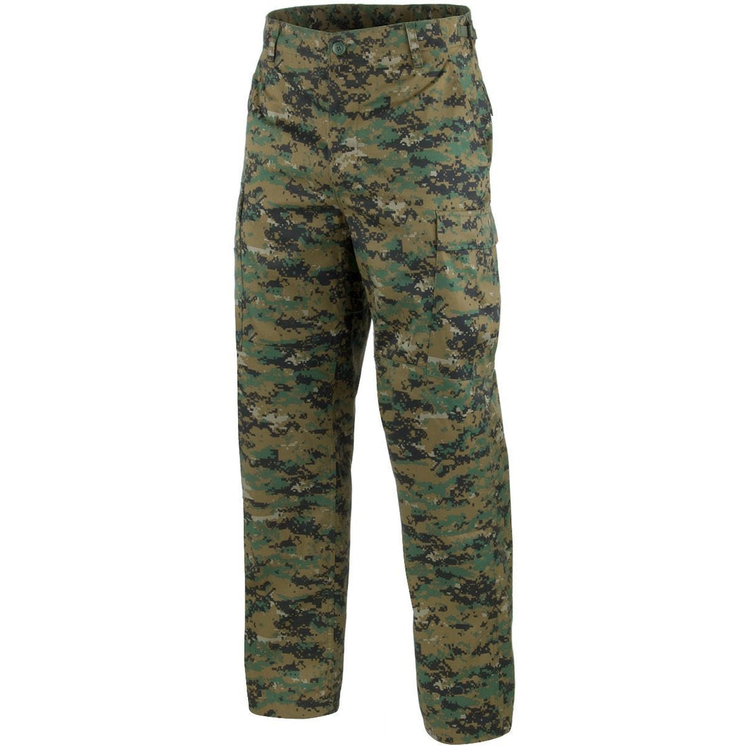 Mil-Tec BDU Combat Trousers Digital Woodland