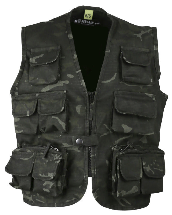 Kombat UK Kids Tactical Vest - BTP Black