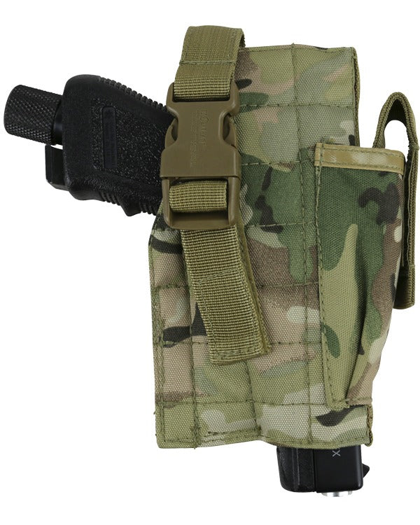 Kombat UK Molle Gun Holster with Mag Pouch - BTP