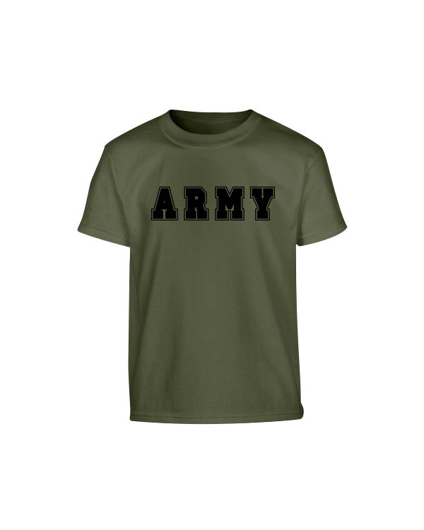 Kombat UK Kids ARMY T-shirt - Olive Green