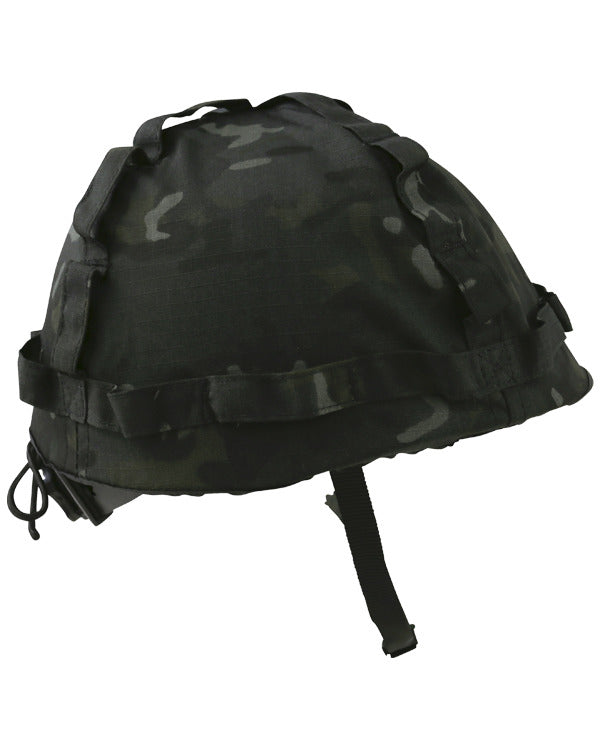Kombat UK M1 Plastic Helmet with Cover - BTP Black