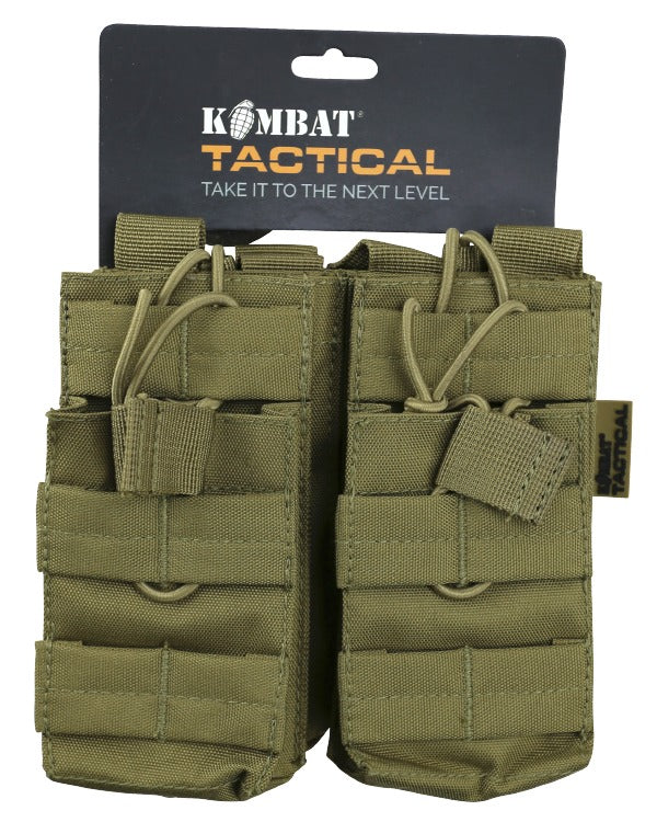 Kombat UK Double Duo Mag Pouch - Coyote
