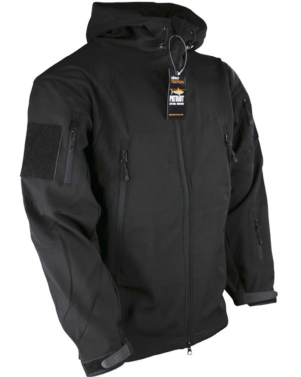 Kombat UK Patriot Tactical Soft Shell Jacket - Black