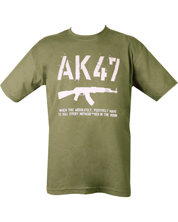 Kombat UK AK47 T-shirt - Olive Green
