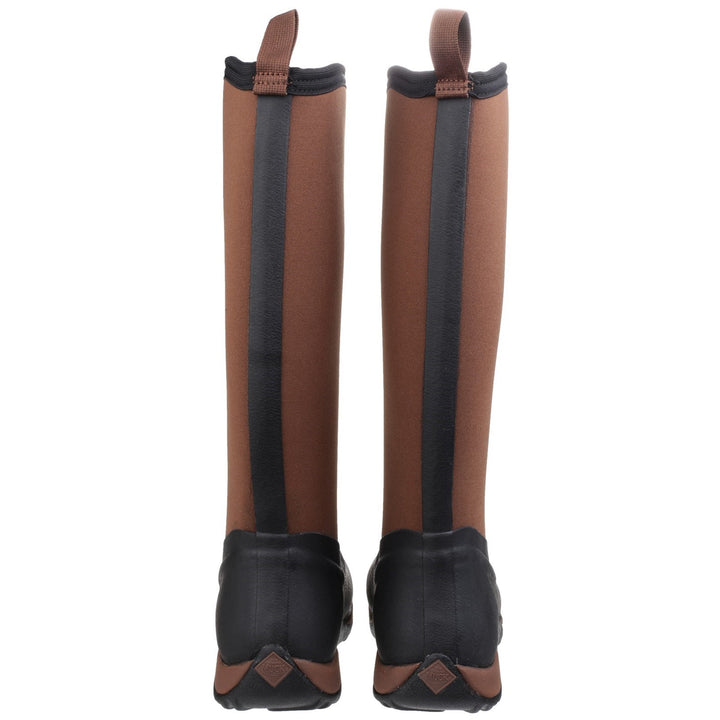 Muck Boots Arctic Adventure Pull On Wellington Boot Black Tan