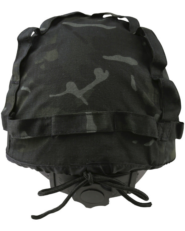 Kombat UK M1 Plastic Helmet with Cover - BTP Black