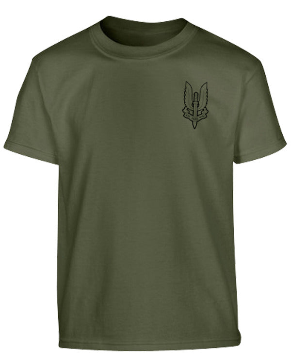 Kombat UK Kids SAS T-shirt - Olive Green