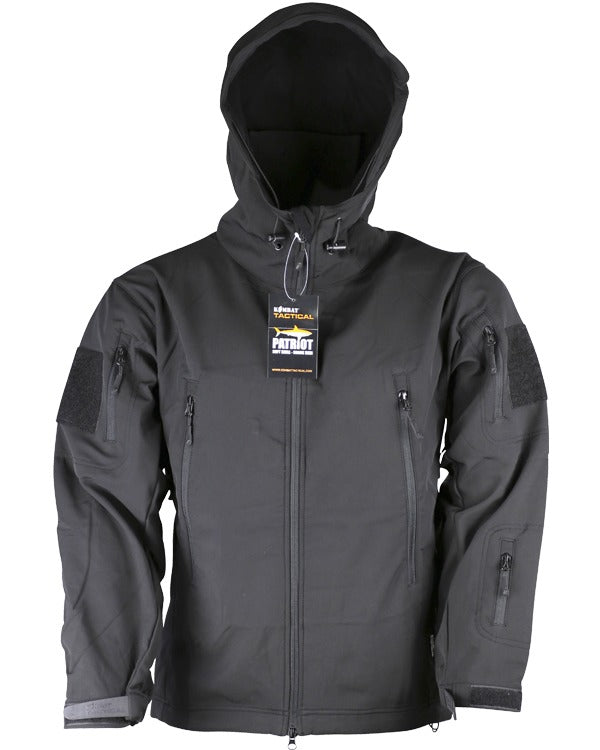 Kombat UK Patriot Tactical Soft Shell Jacket - Black