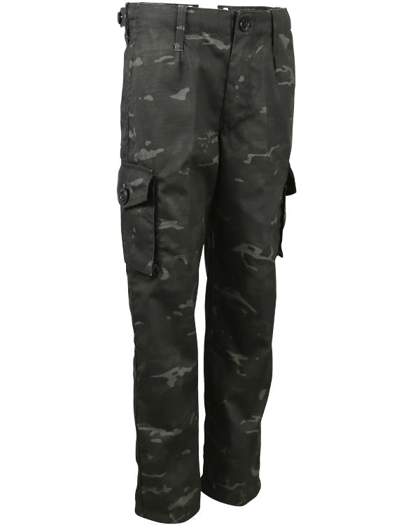 Kombat UK Kids Trousers - BTP Black