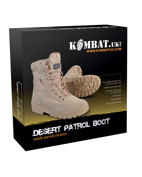 Kombat UK Patrol Desert Boot