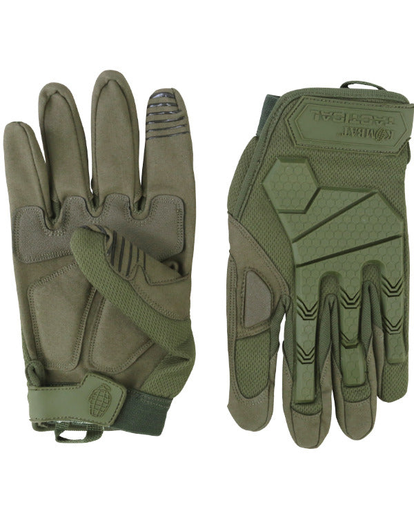 Kombat UK Alpha Tactical Gloves - Olive Green