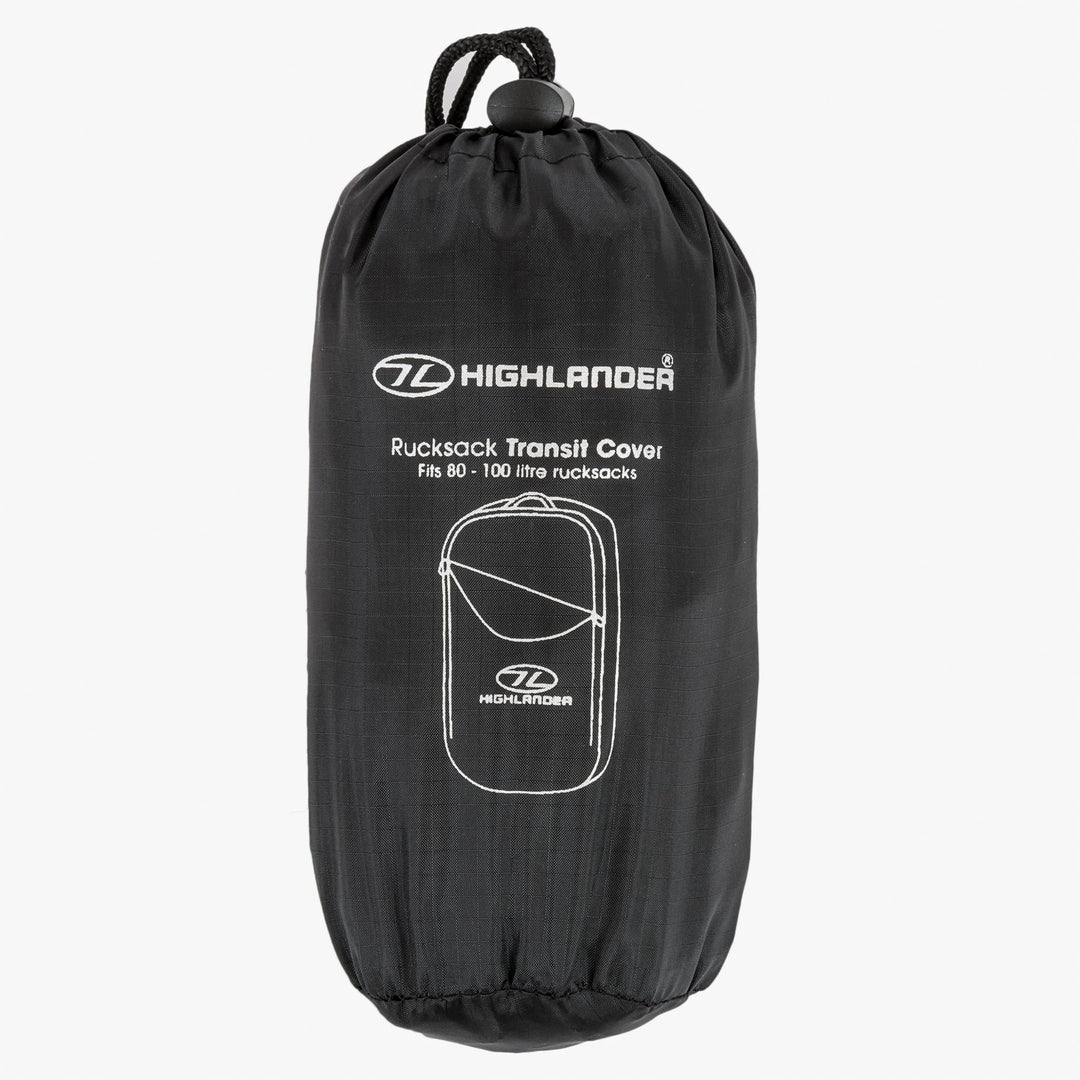 Highlander Rucksack Transit Cover Black