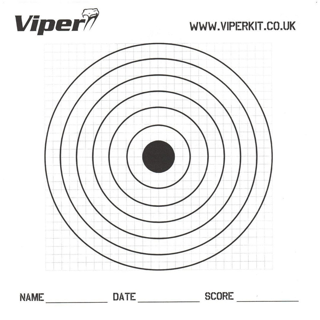 Viper Pro 17cm Paper Targets (100 Pack)