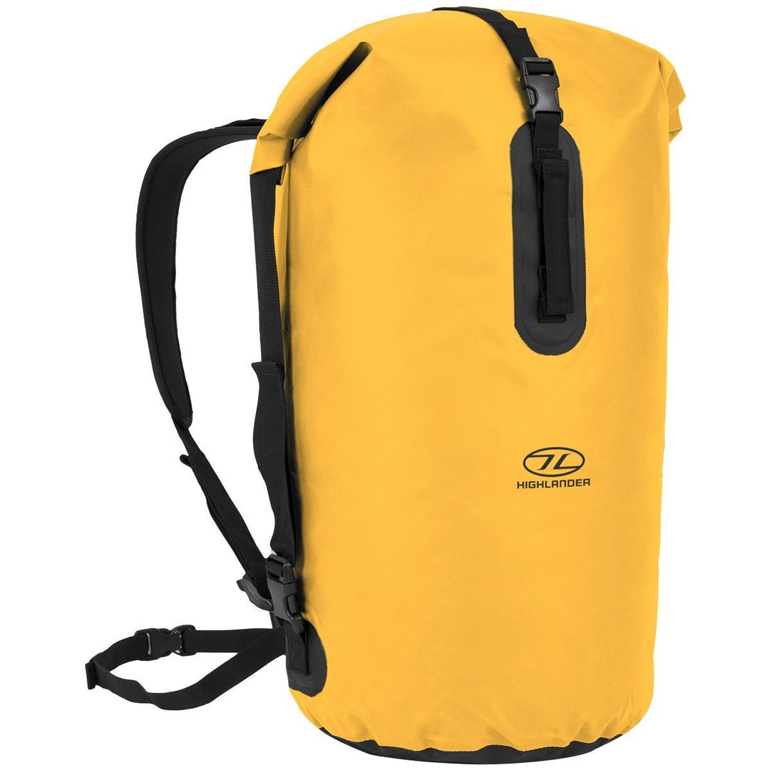 Highlander Troon Drybag 70L Duffle Bag Yellow