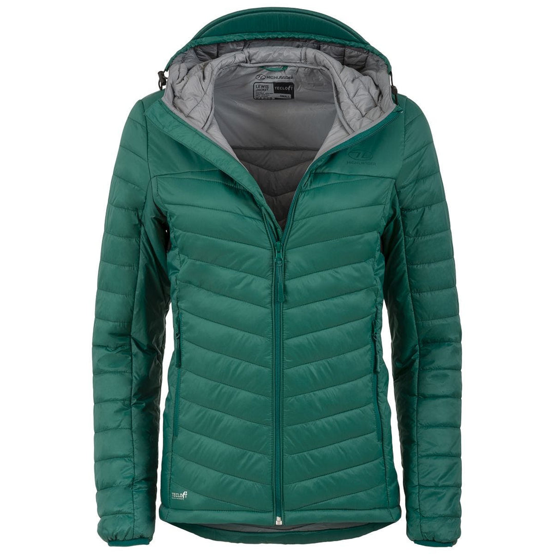 Highlander Womens Lewis Insulated Jacket Forest Green