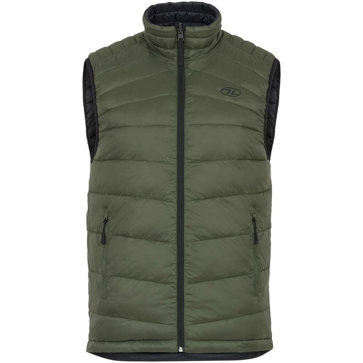 Highlander Forces Reversible Gilet Black & Olive