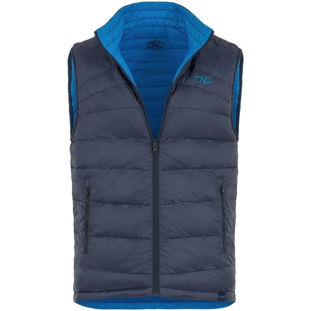 Highlander Reversible Gilet Navy / Lake Blue