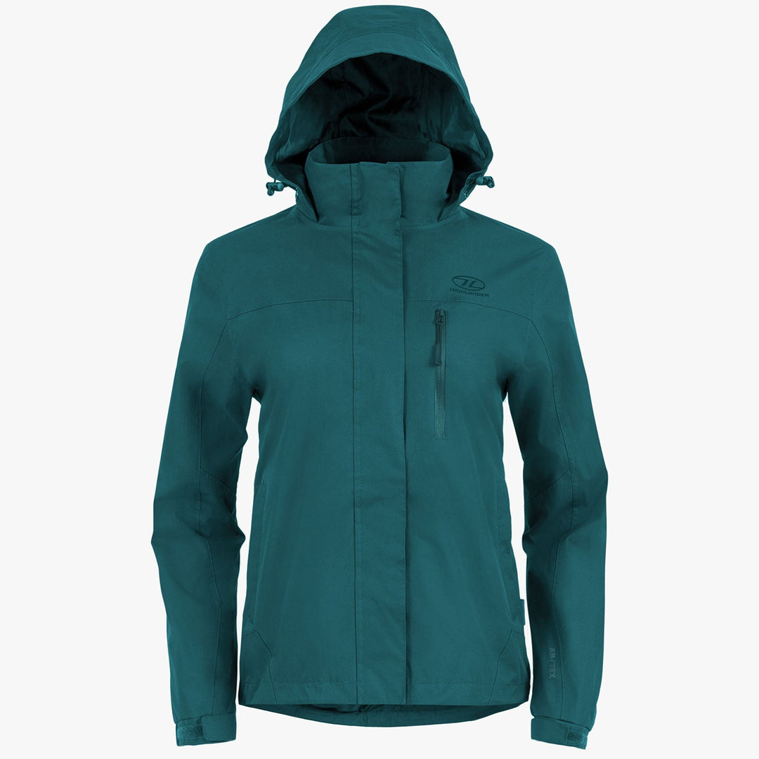 Highlander Kerrera Waterproof Jacket Womens Petrol