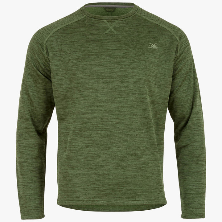 Highlander Crew Neck Sweater Leaf Green