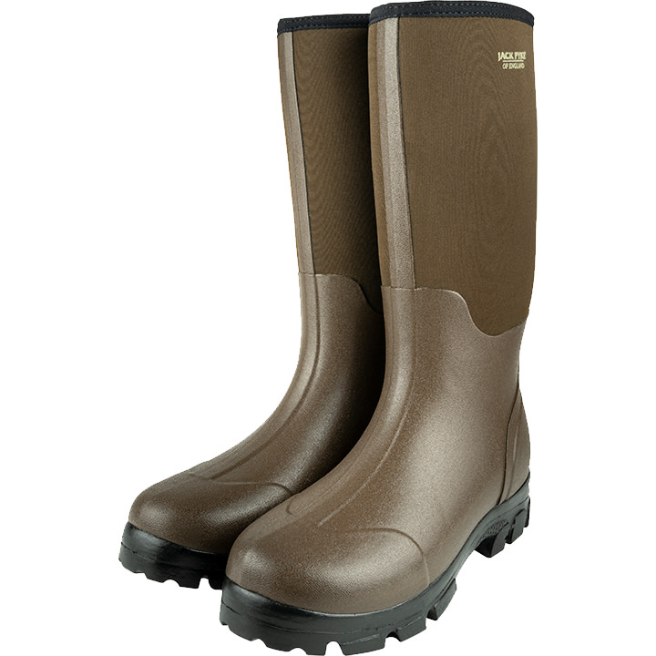 Jack Pyke Ashcombe Neoprene Wellington Boot Brown