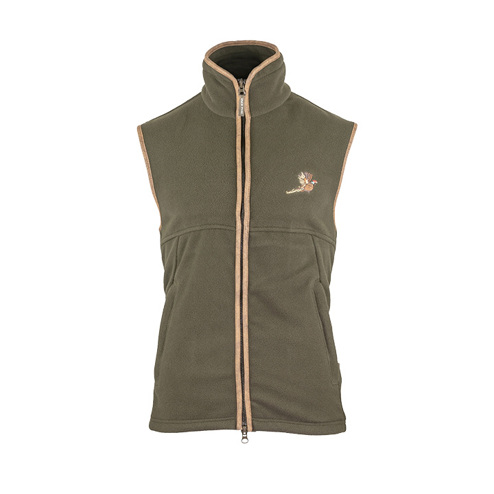 Jack Pyke Countryman Fleece Gilet Pheasant Dark Olive