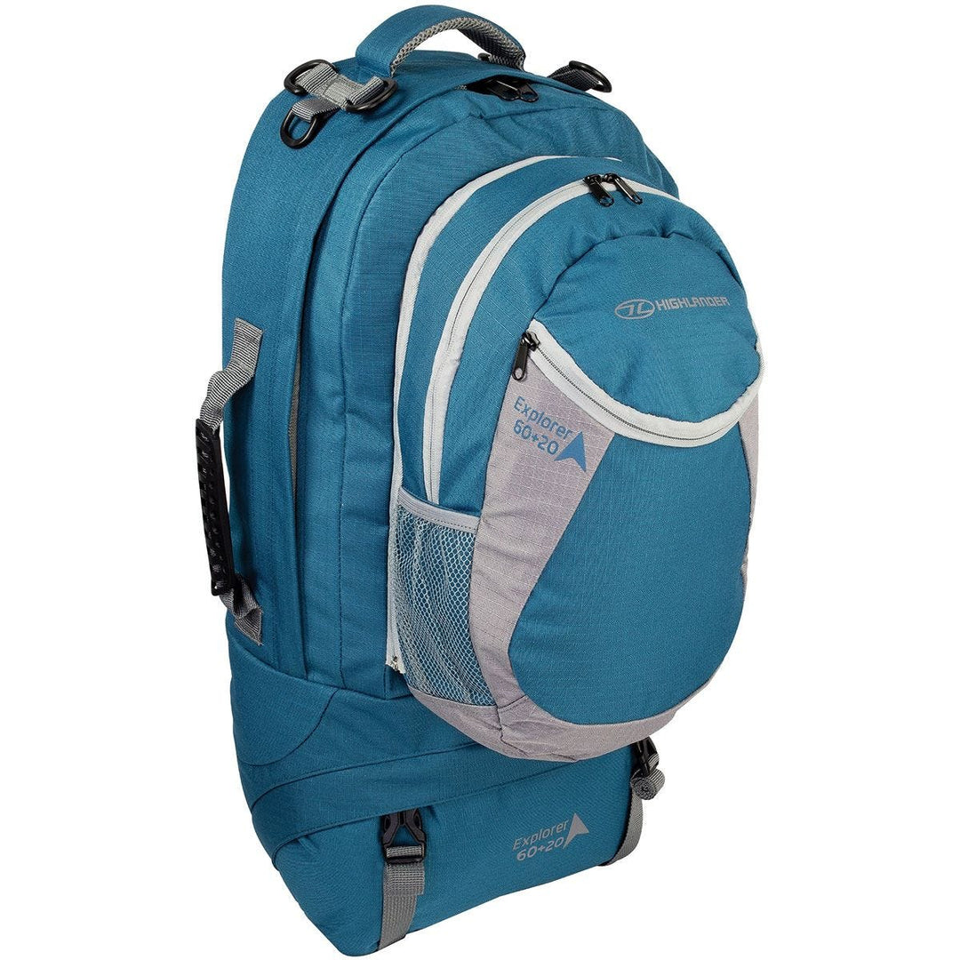 Highlander X-plorer Rucksack 60+20L Teal