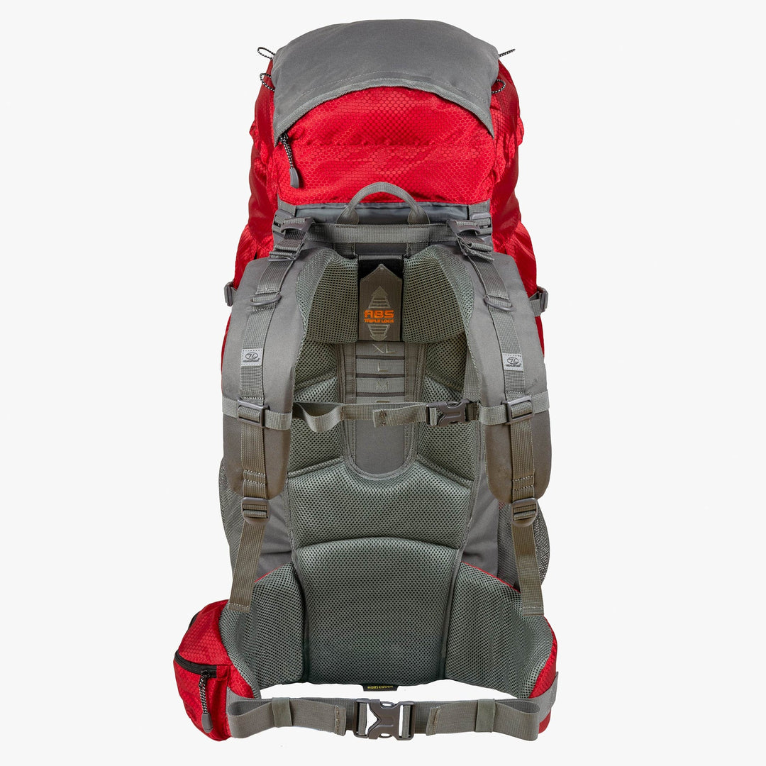 Highlander Discovery Rucksack 85L Red