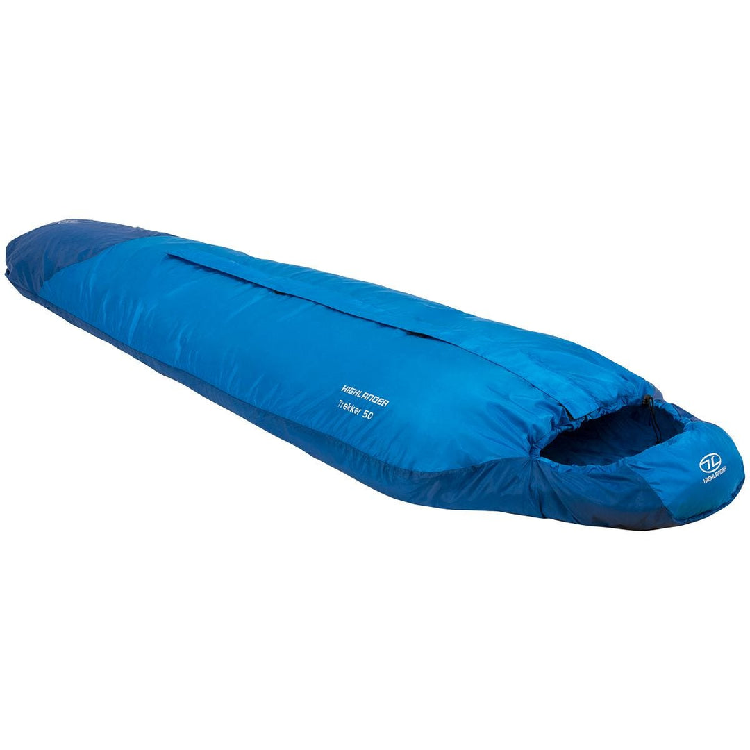 Highlander Trekker 50 Mummy Sleeping Bag Blue