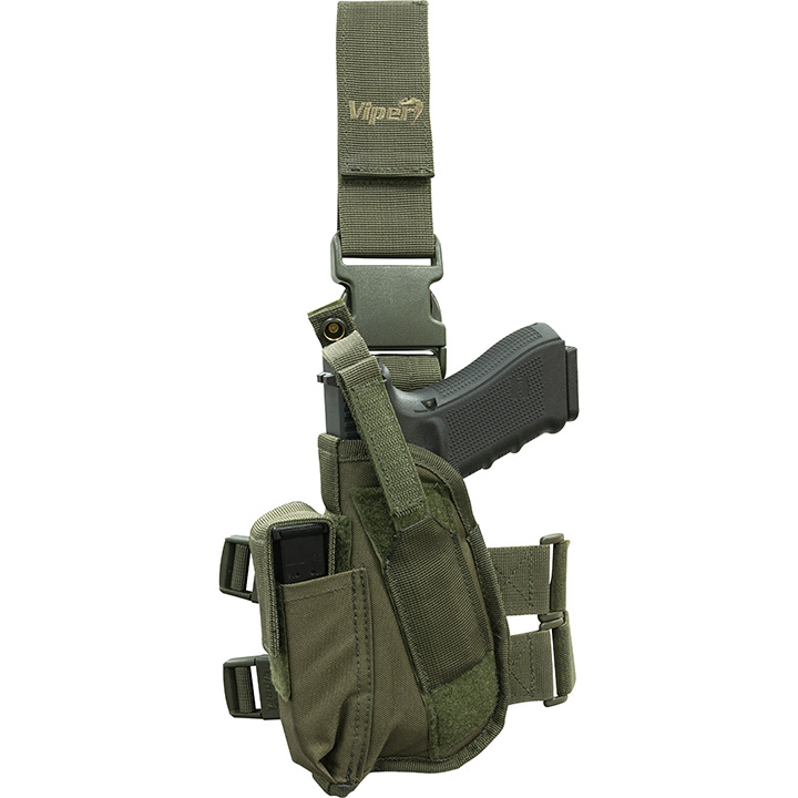 Viper Tactical Leg Holster Left Hand Green