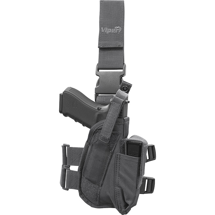 Viper Tactical Leg Holster Right Hand Titanium