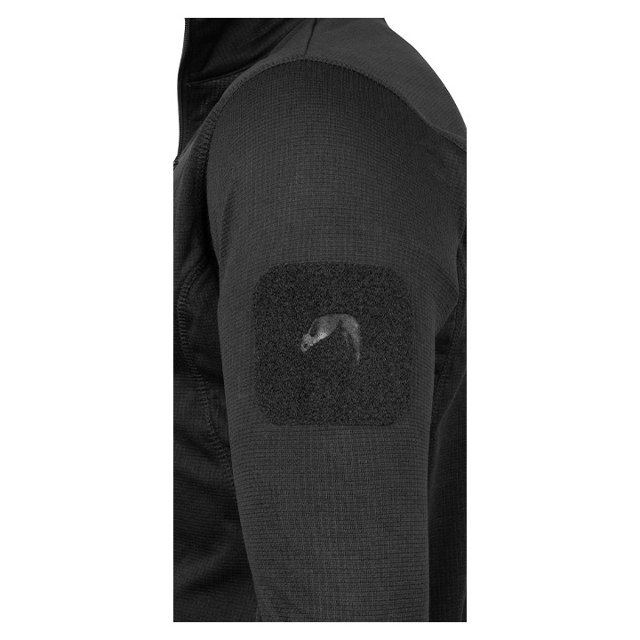 Viper Technical Mid Layer Fleece Top Black