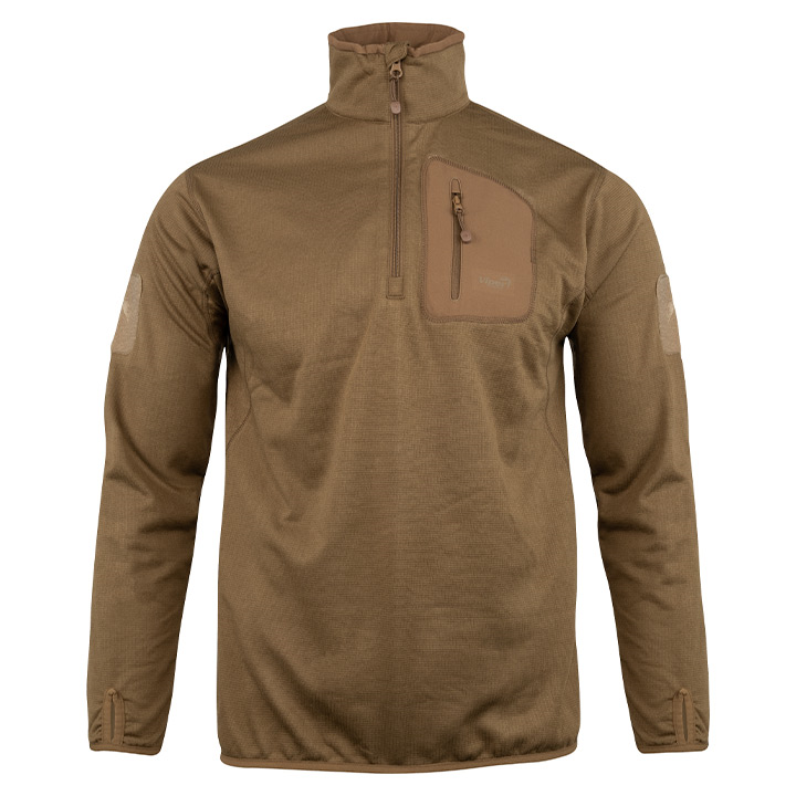 Viper Technical Mid Layer Fleece Top Coyote