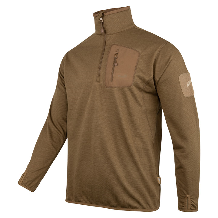 Viper Technical Mid Layer Fleece Top Coyote