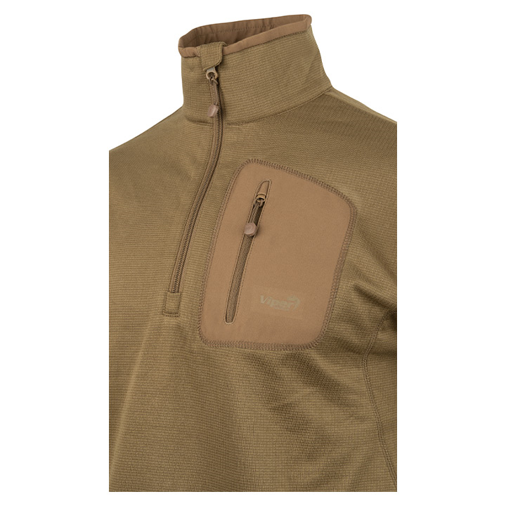 Viper Technical Mid Layer Fleece Top Coyote