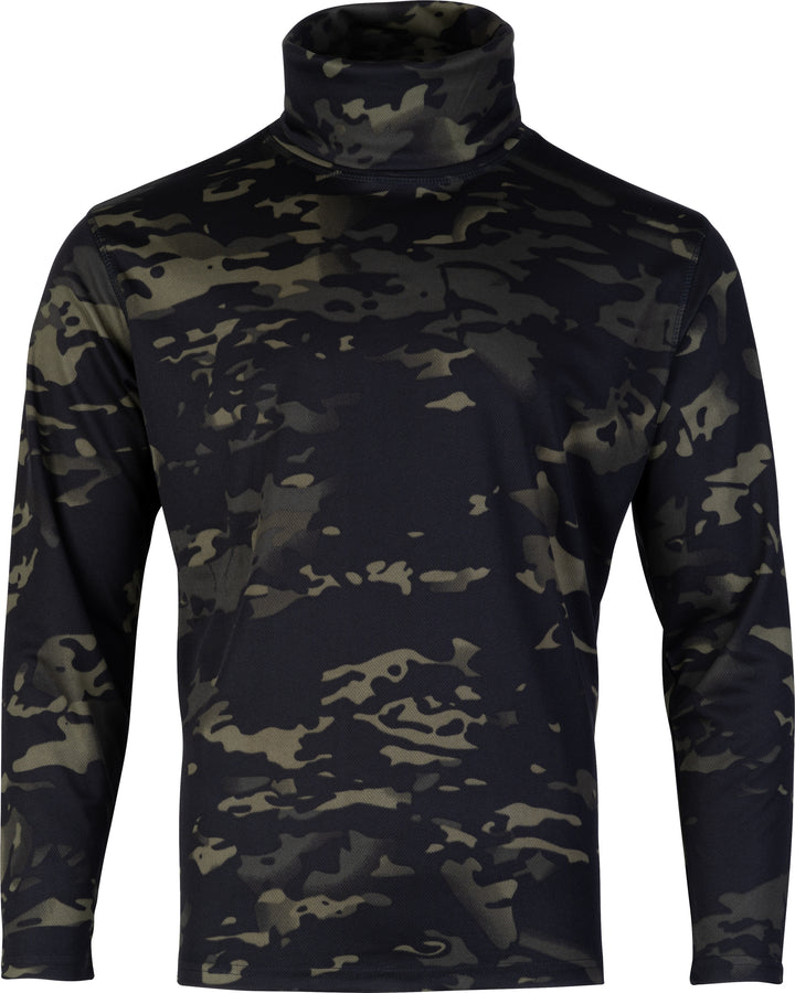 Viper Tactical Roll Neck Top V-Cam Black