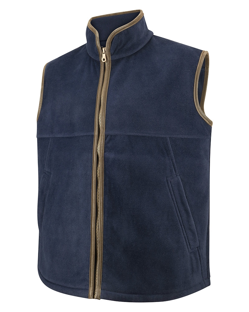 Hoggs Of Fife Stenton Technical Fleece Gilet Midnight Navy