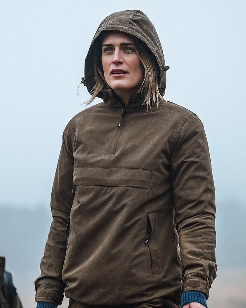 Hoggs Of Fife Struther Ladies Smock Field Jacket Sage