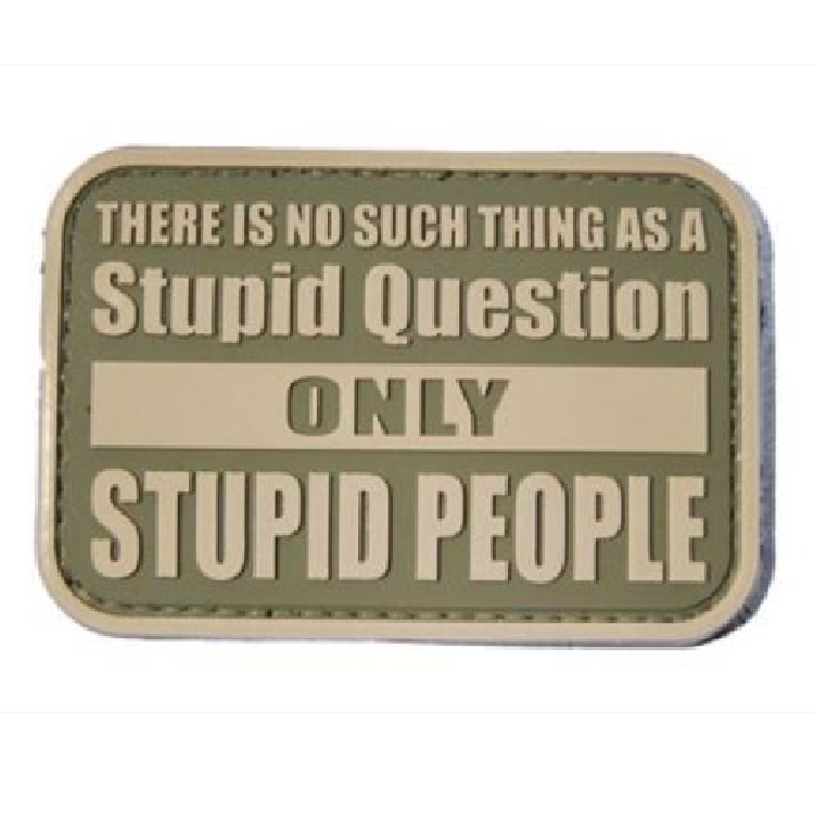 Stupid people question