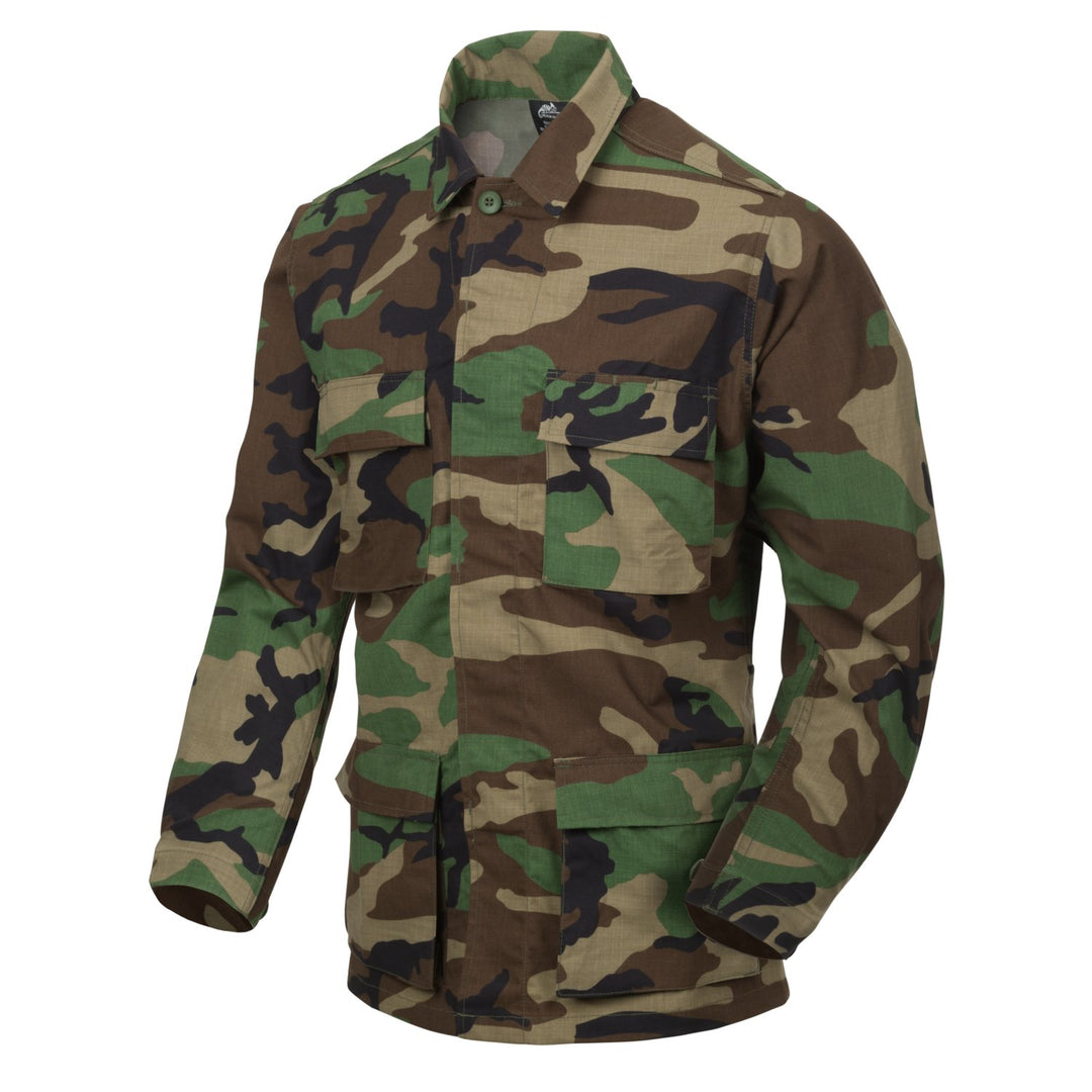 bdu ripstop shirt-us woodland