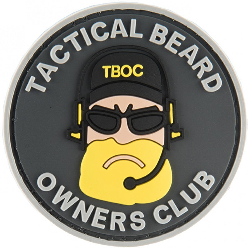 Tactical Beard Owners Club-Black Tactical Patch