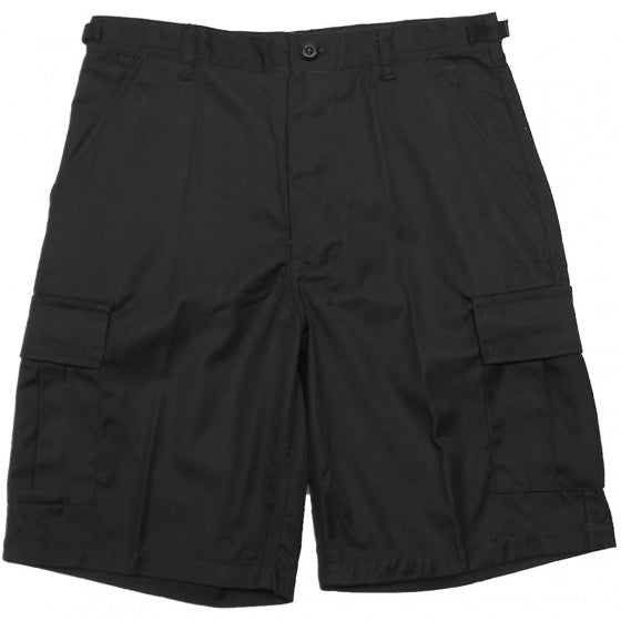 U.S style bermuda-Black  Clothing Mil-Tec - The Back Alley Army Store