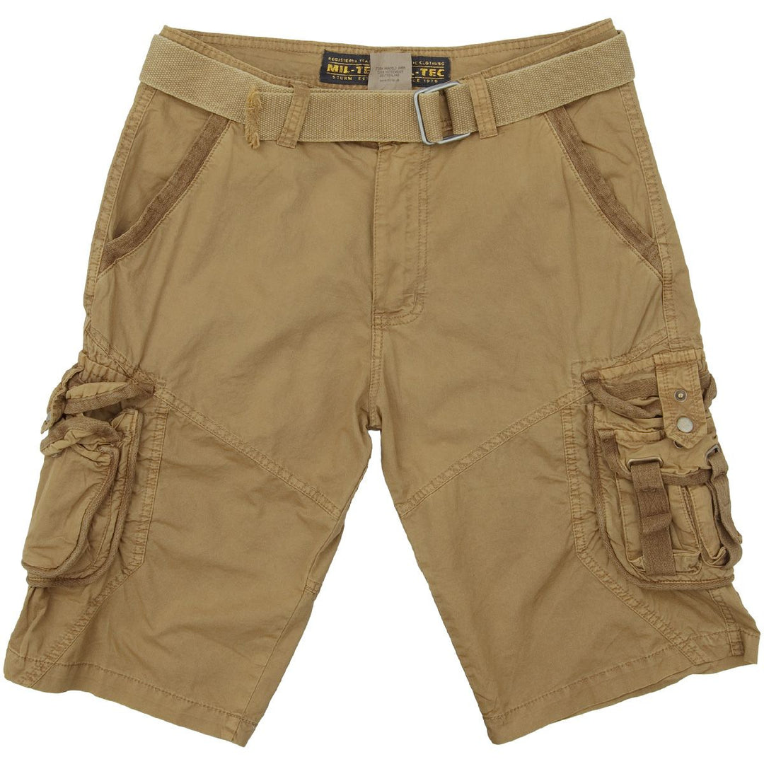 Vintage Survival shorts-Washed Coyote  Clothing Mil-Tec - The Back Alley Army Store