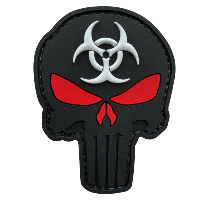 Punisher Bio-hazard-Red on Black