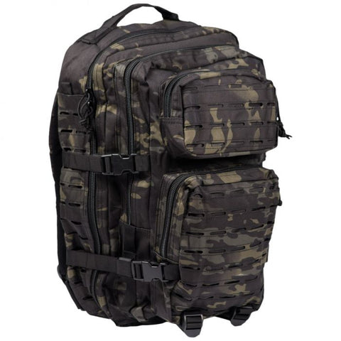 lazer cut assault pack-large-multitarn black