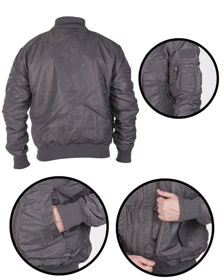 Tactical pilots jacket-Urban grey  Clothing Mil-Tec - The Back Alley Army Store