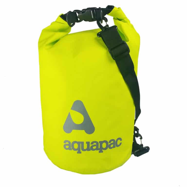 Trailproof drybag-15 litre ACID GREEN Bag Aquapac - The Back Alley Army Store
